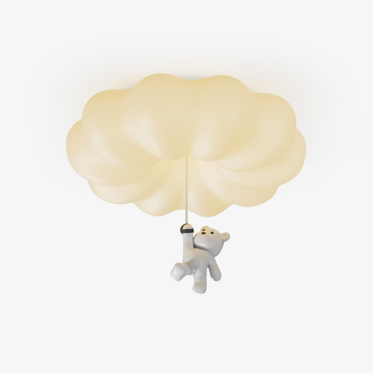 Civarion klassiek Cloud Bear hars plafondlamp