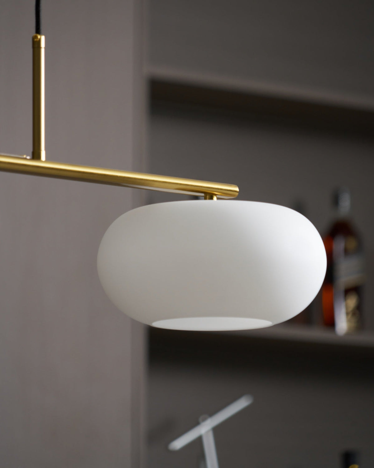 Lumeiella hanglamp 3-licht bolvormig lineair