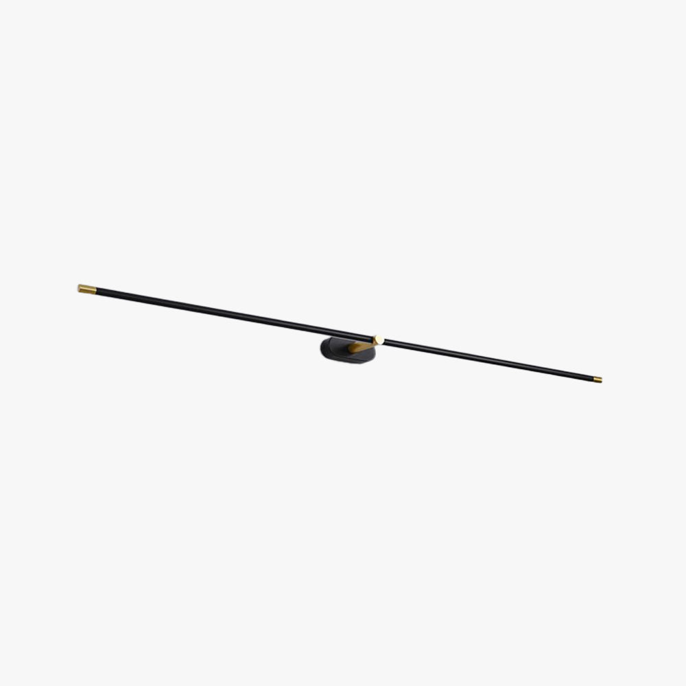 Leigh Moderne Lineair Badkamer Wandlamp Zwart Goud Wit Metaal Woonkamer
