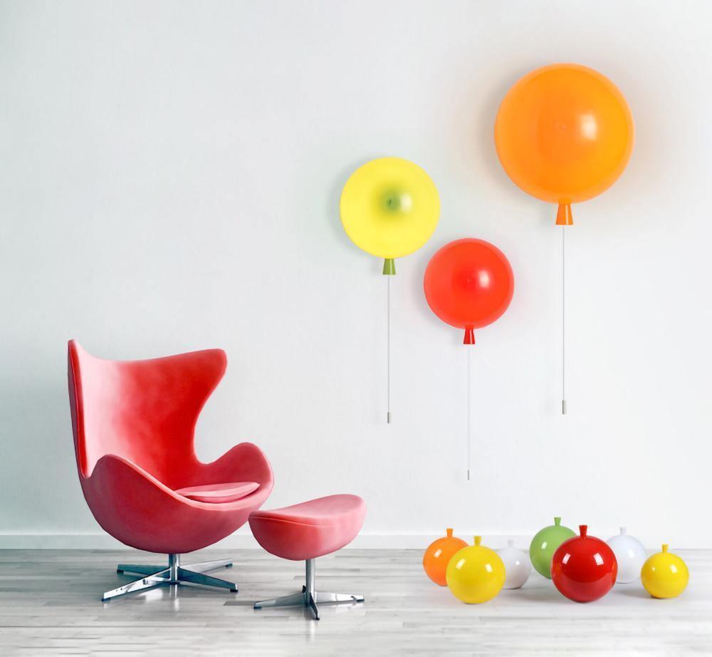 Kiri Vrolijk Dromerige ballonnen Kunststof Wandlamp