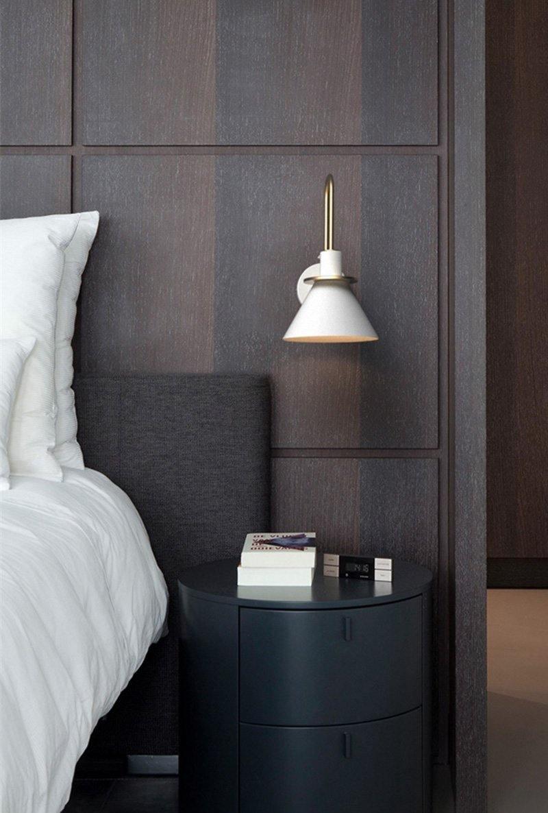 Solerine wandlamp zwart goud minimalistisch