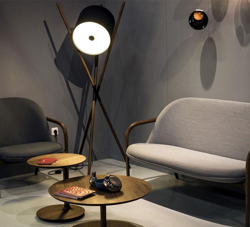 Syloena moderne houten vloerlamp