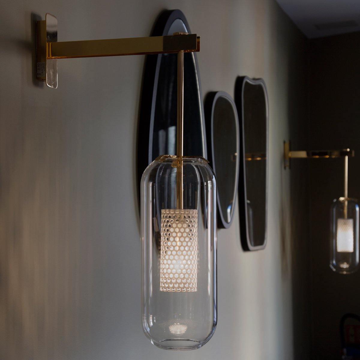 Eirinette Premium Noordse kunst glas wandlamp
