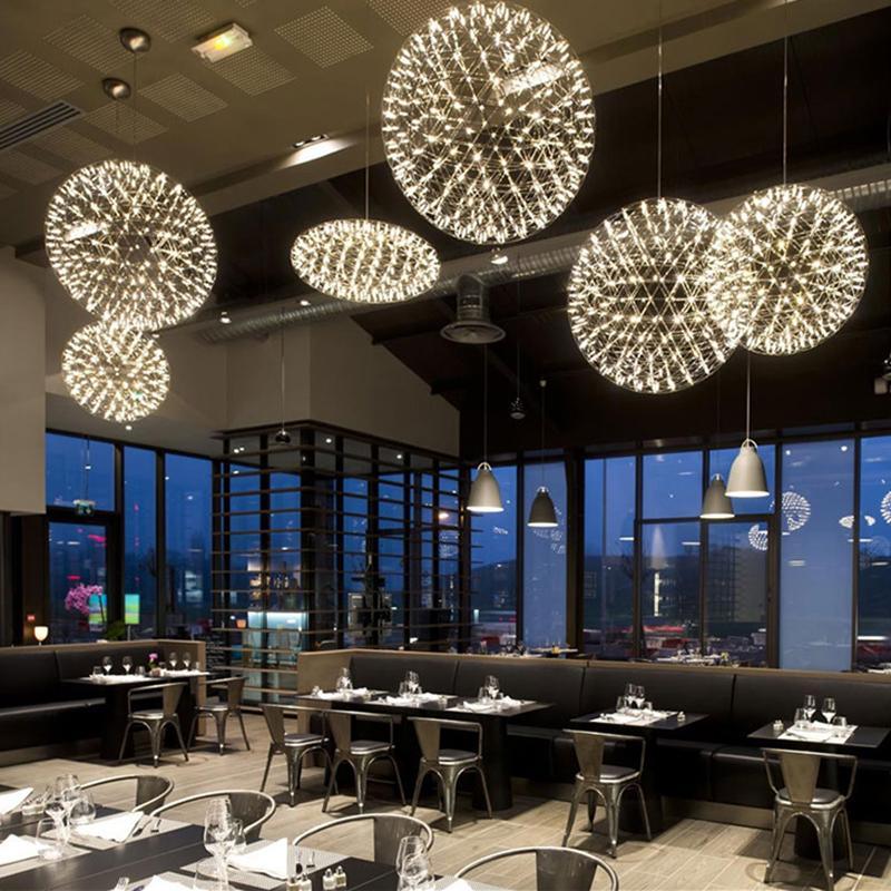 Delcourt Silver Spark Ball hanglamp