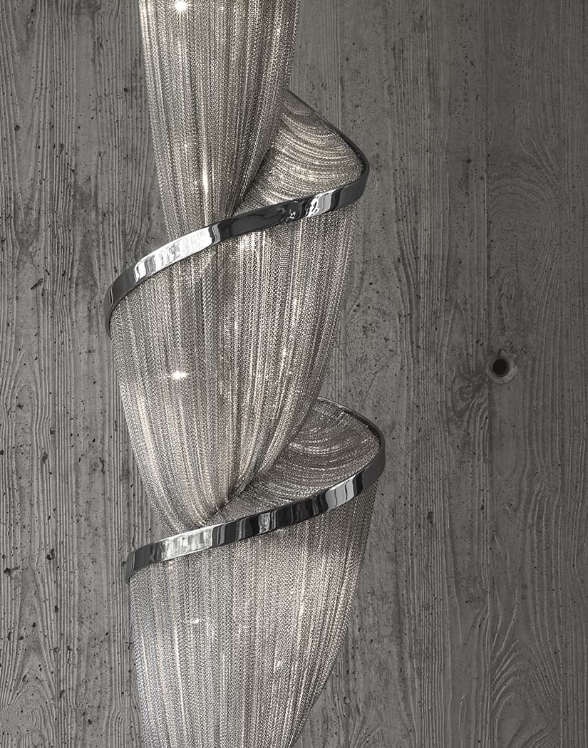 Renoian kroonluchter met spiraalketting