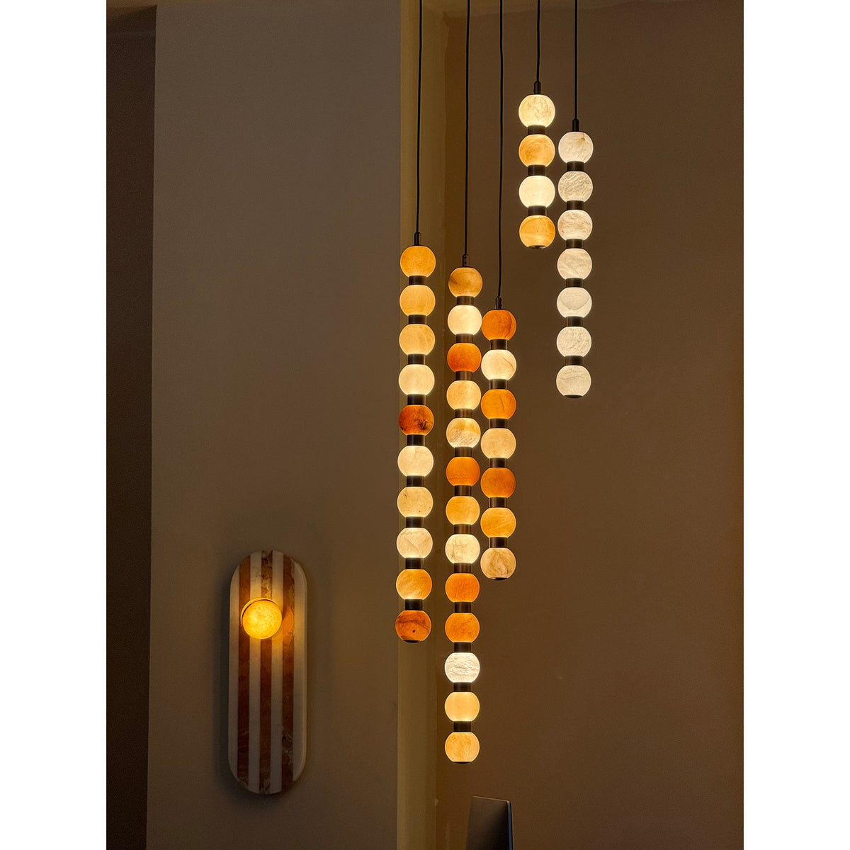 Loxford albast hanglamp