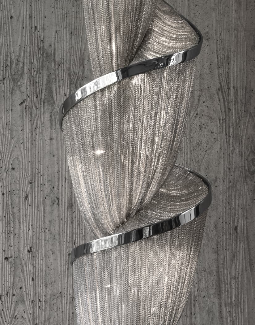Renoian kroonluchter met spiraalketting