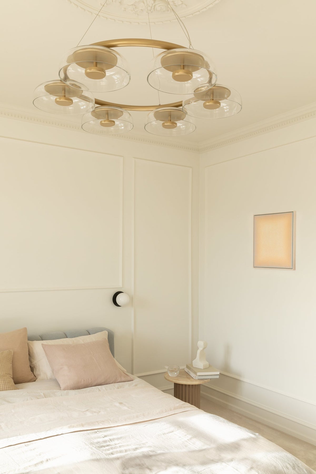 Aethera ronde glazen kroonluchter