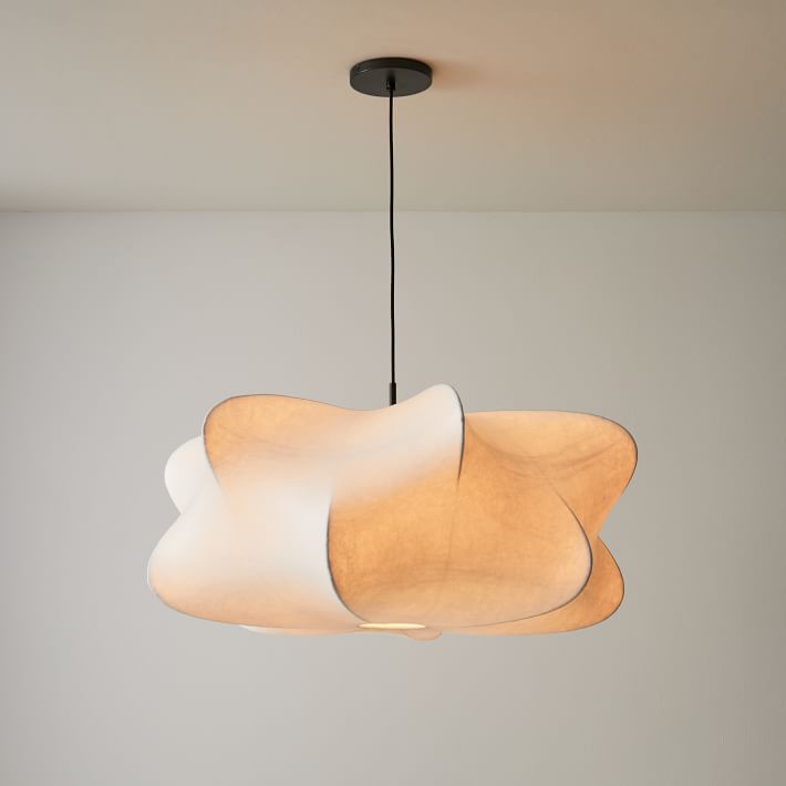 Luxe moderne hanglamp van zijde