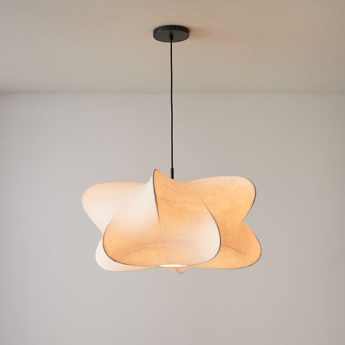 Luxe moderne hanglamp van zijde