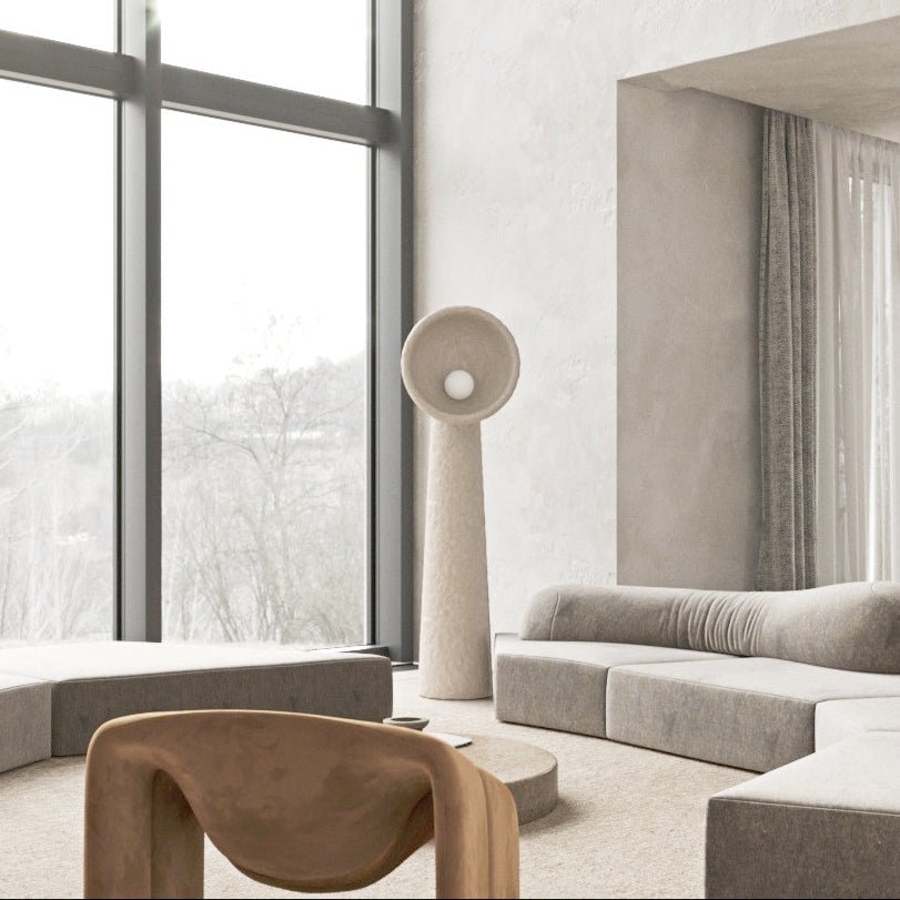Ernionis Textured keramische vloerlamp