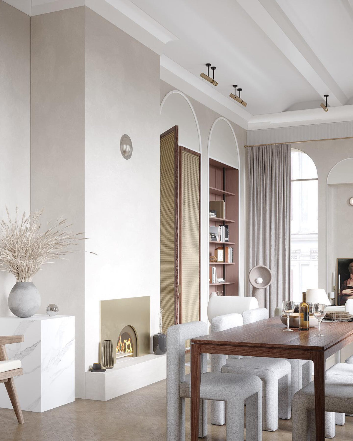 Ernionis Textured keramische vloerlamp