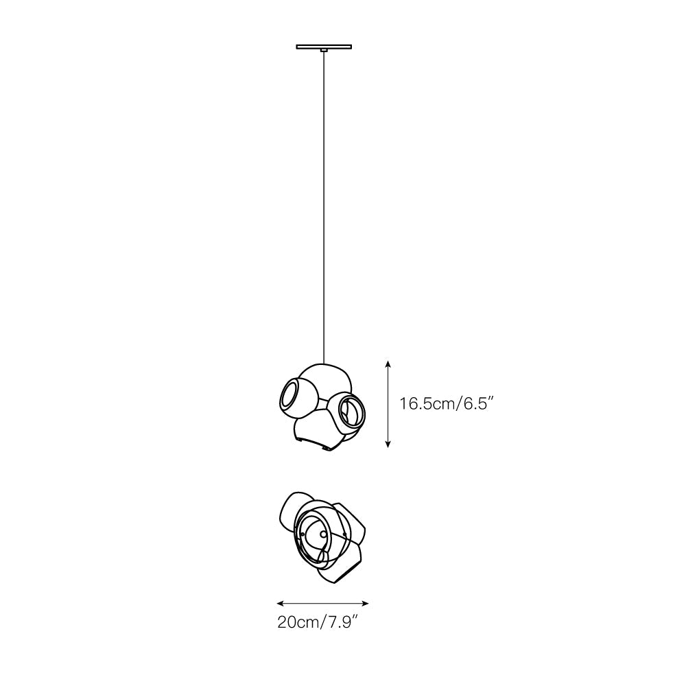 Teriarenne hanglamp
