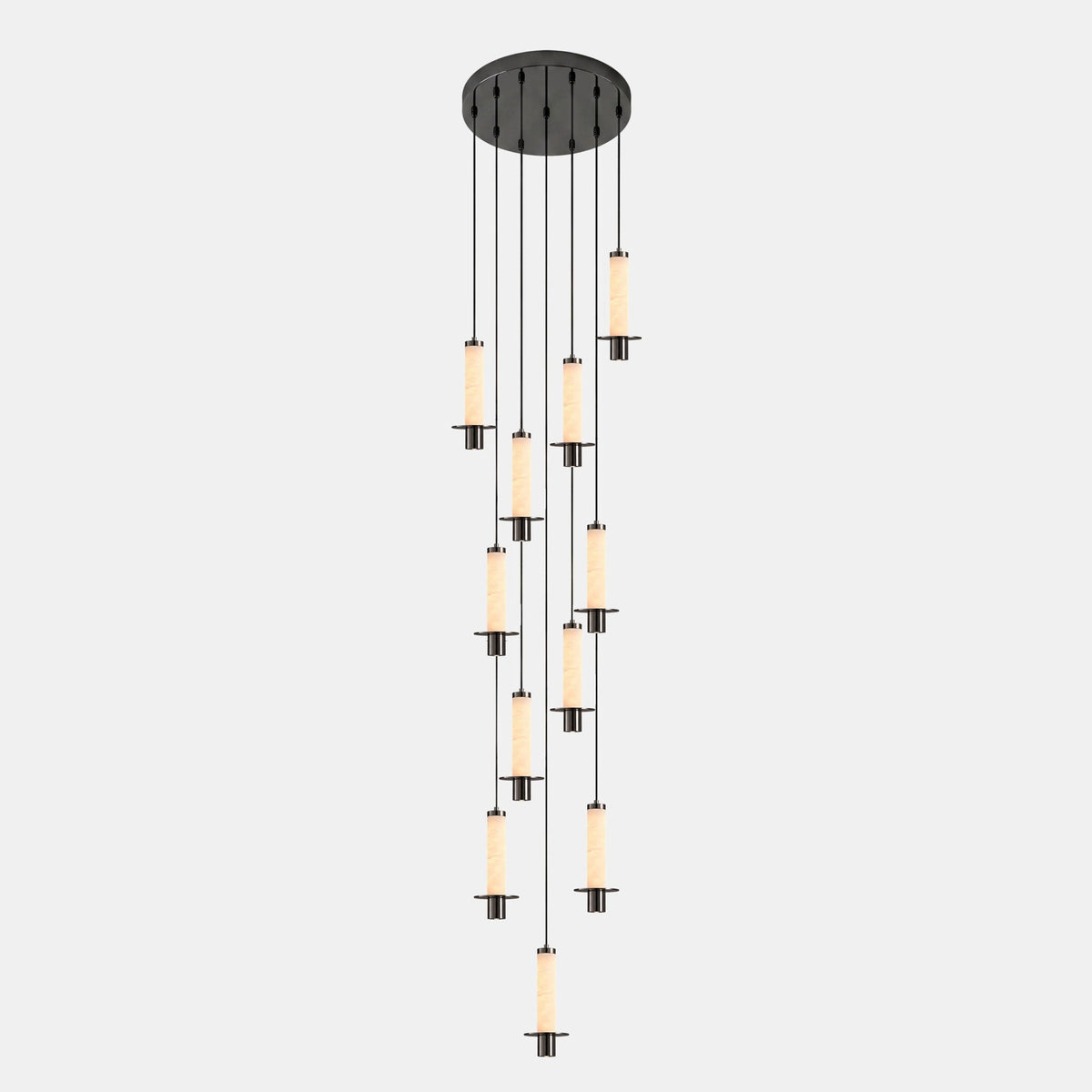 Eirenelia Slank Albast Cilindrisch Hanglamp