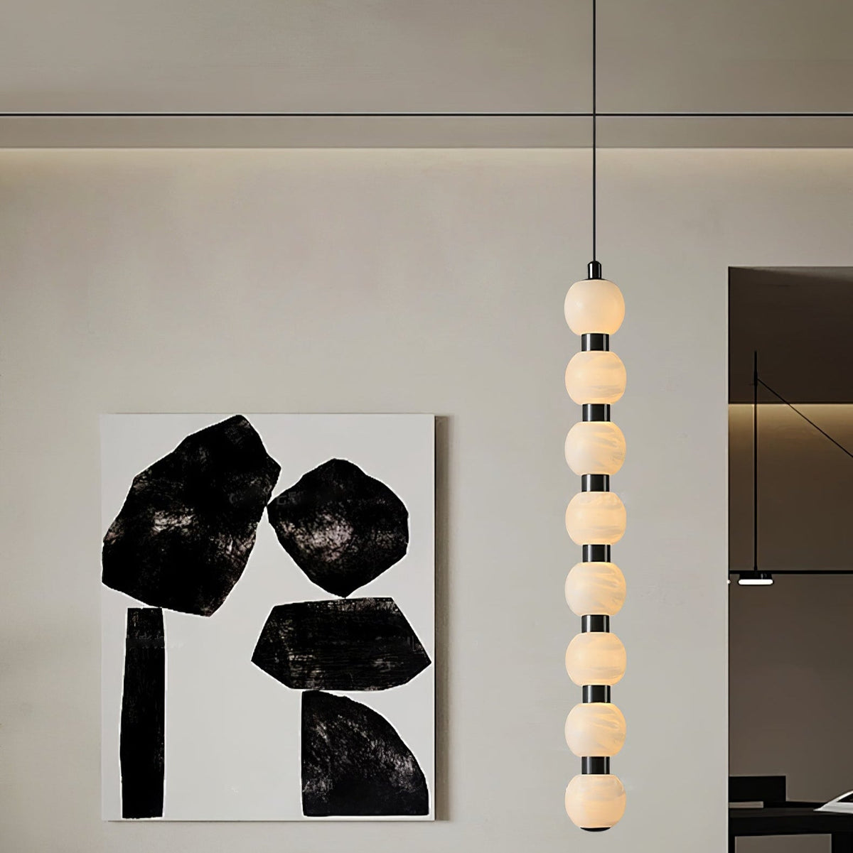 Albinaine Moderne hanglamp van albast