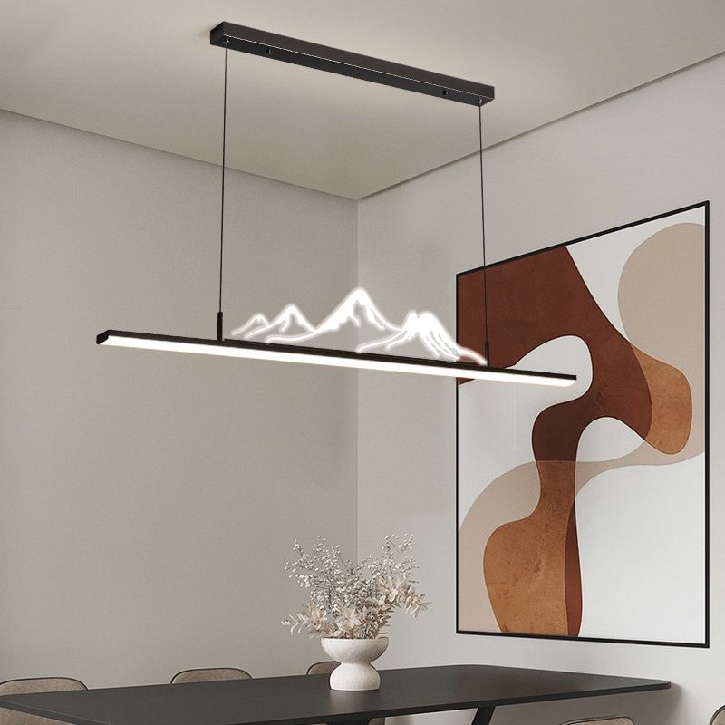 Louise Designer Moderne  Hanglamp Zwart/ Goud Metaal/Acryl Slaapkamer