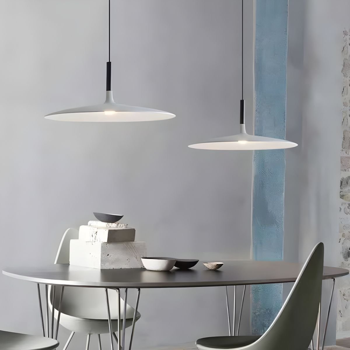 Ardinena hanglamp aluminium platte schijf