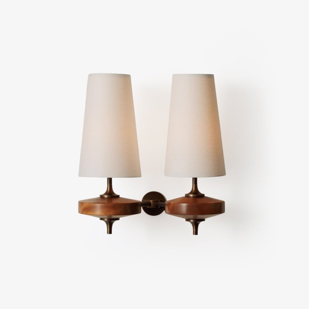 Hestin Dubbele lampenkap Wandlamp