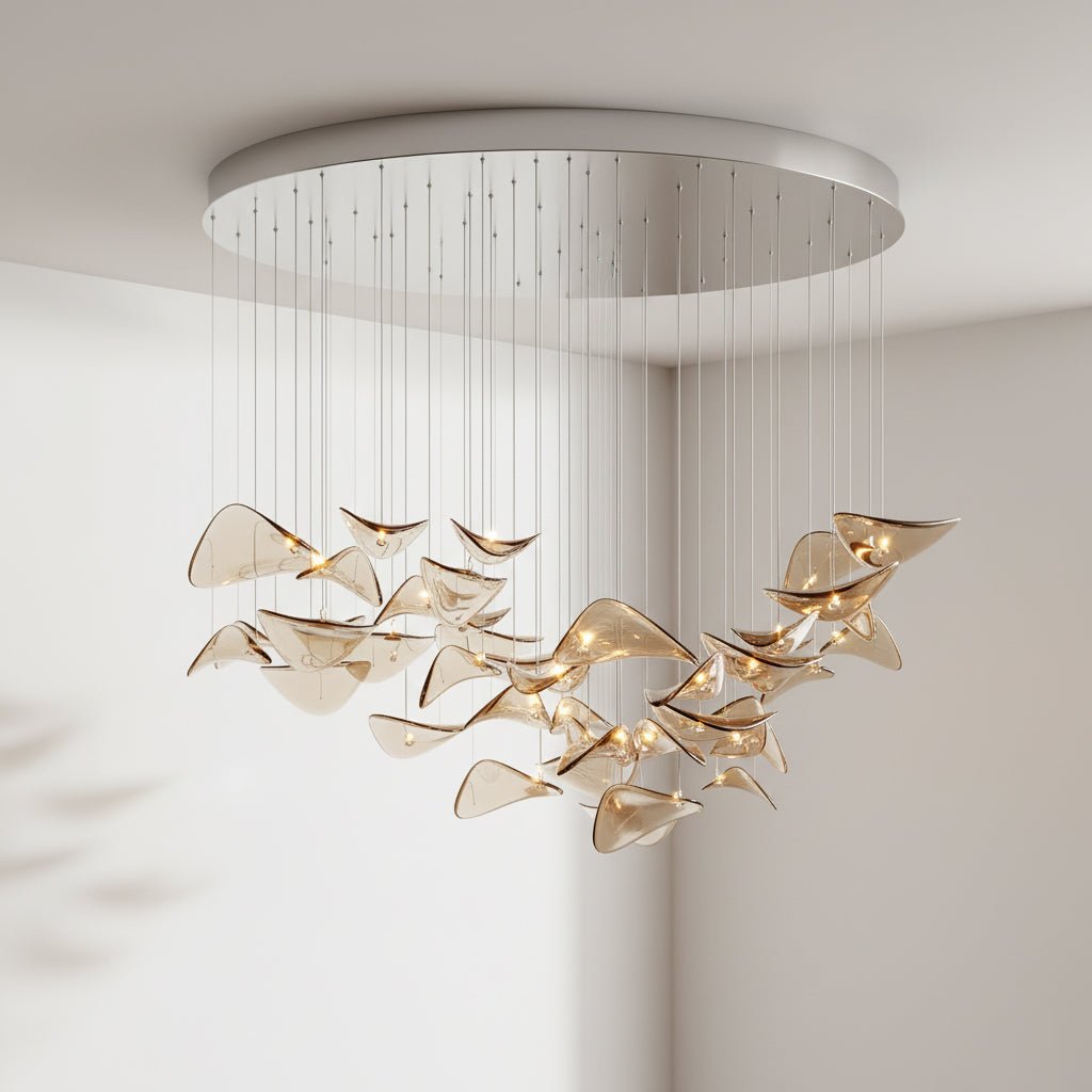 Orinthal Wave Floating Leaf Kroonluchter