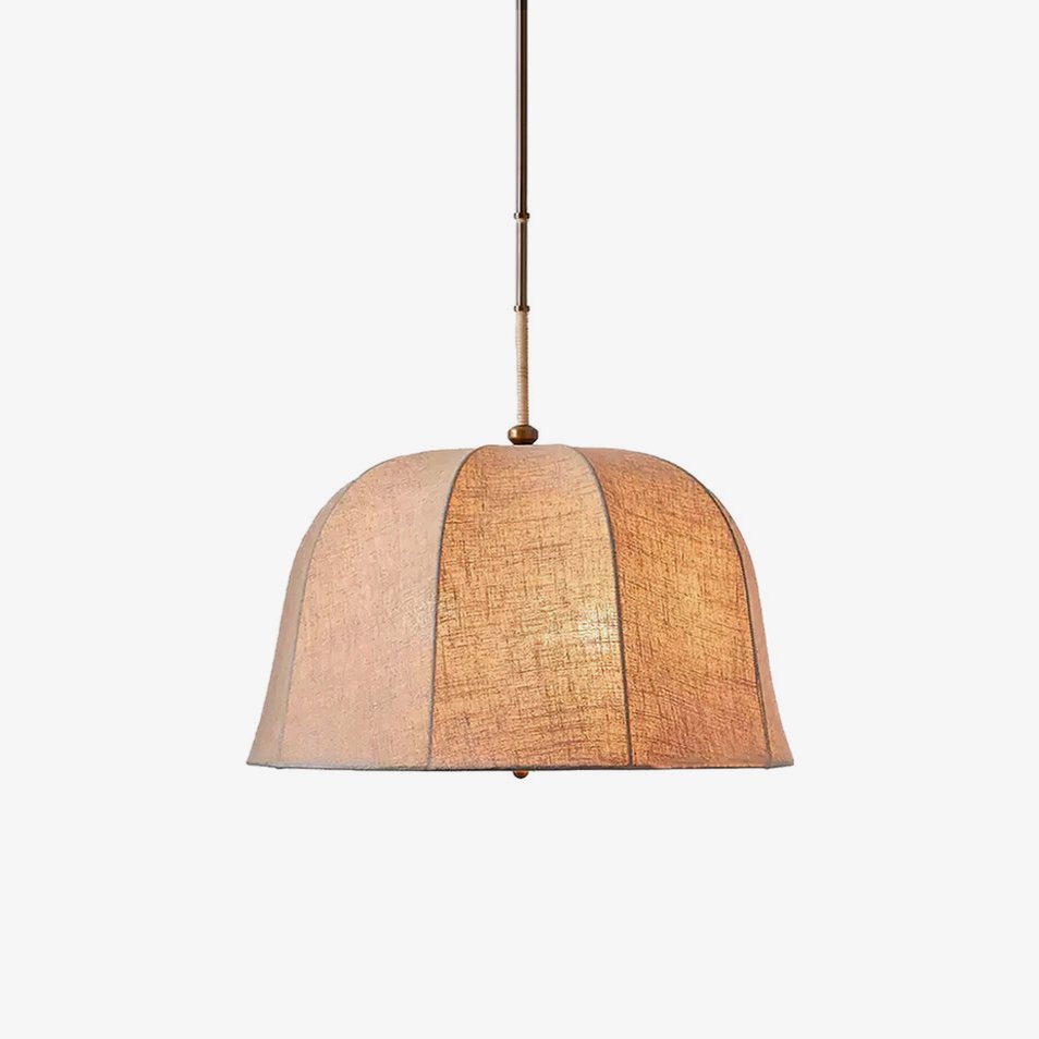 Fioalielle Vintage hanglamp van Linnen in Beige