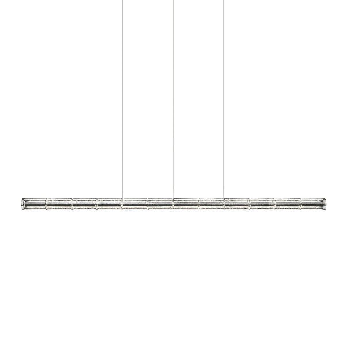 Karoa lineaire hanglamp met matglas