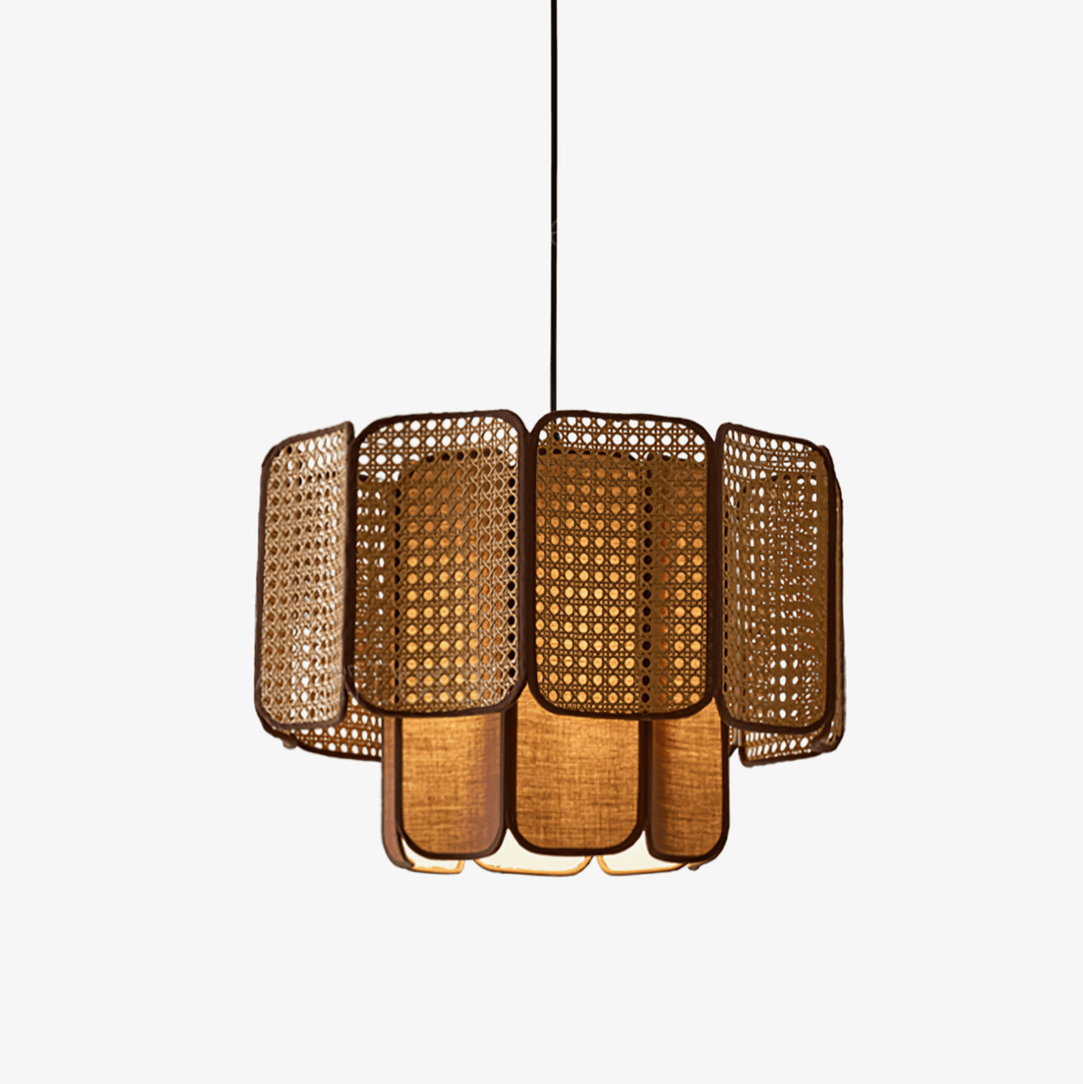 Cane Vintage Stof Hanglamp