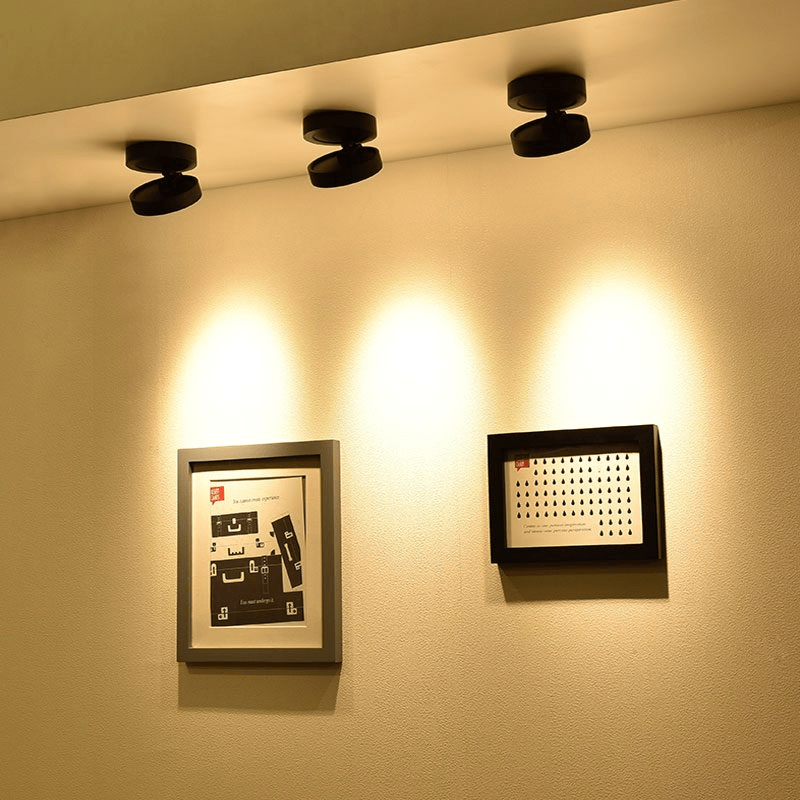 Kex LED-plafondlamp rond draaibaar verstelbaar