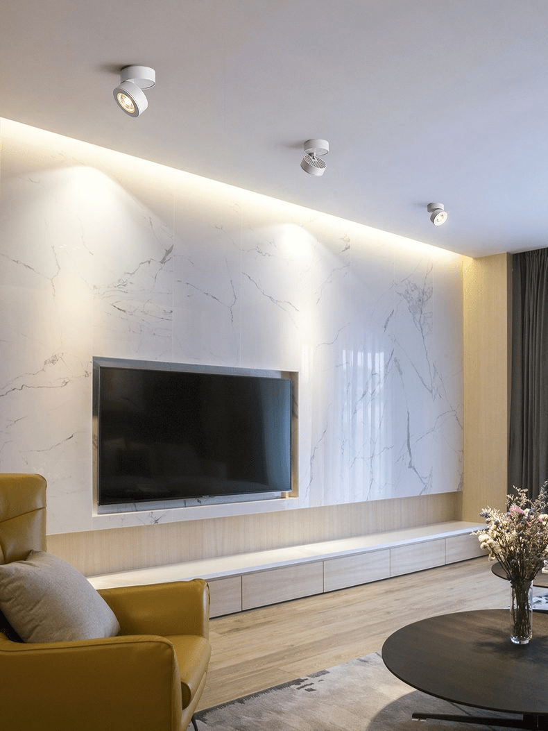 Kex LED-plafondlamp rond draaibaar verstelbaar