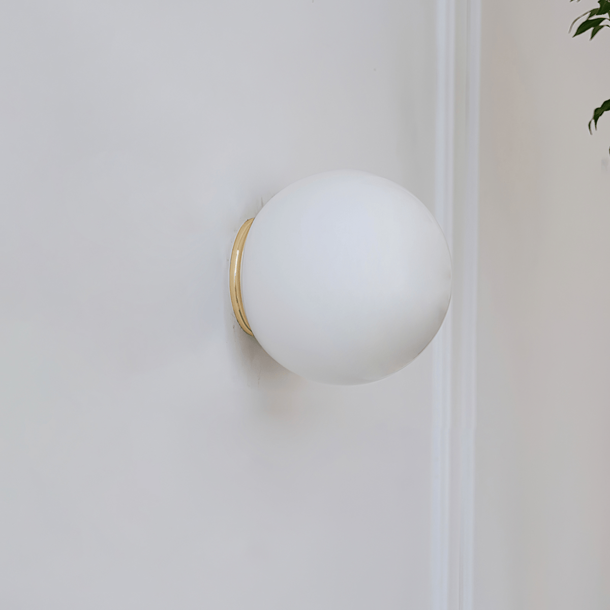 Celorira Moderne minimalistische mini-orb wandlamp van glas