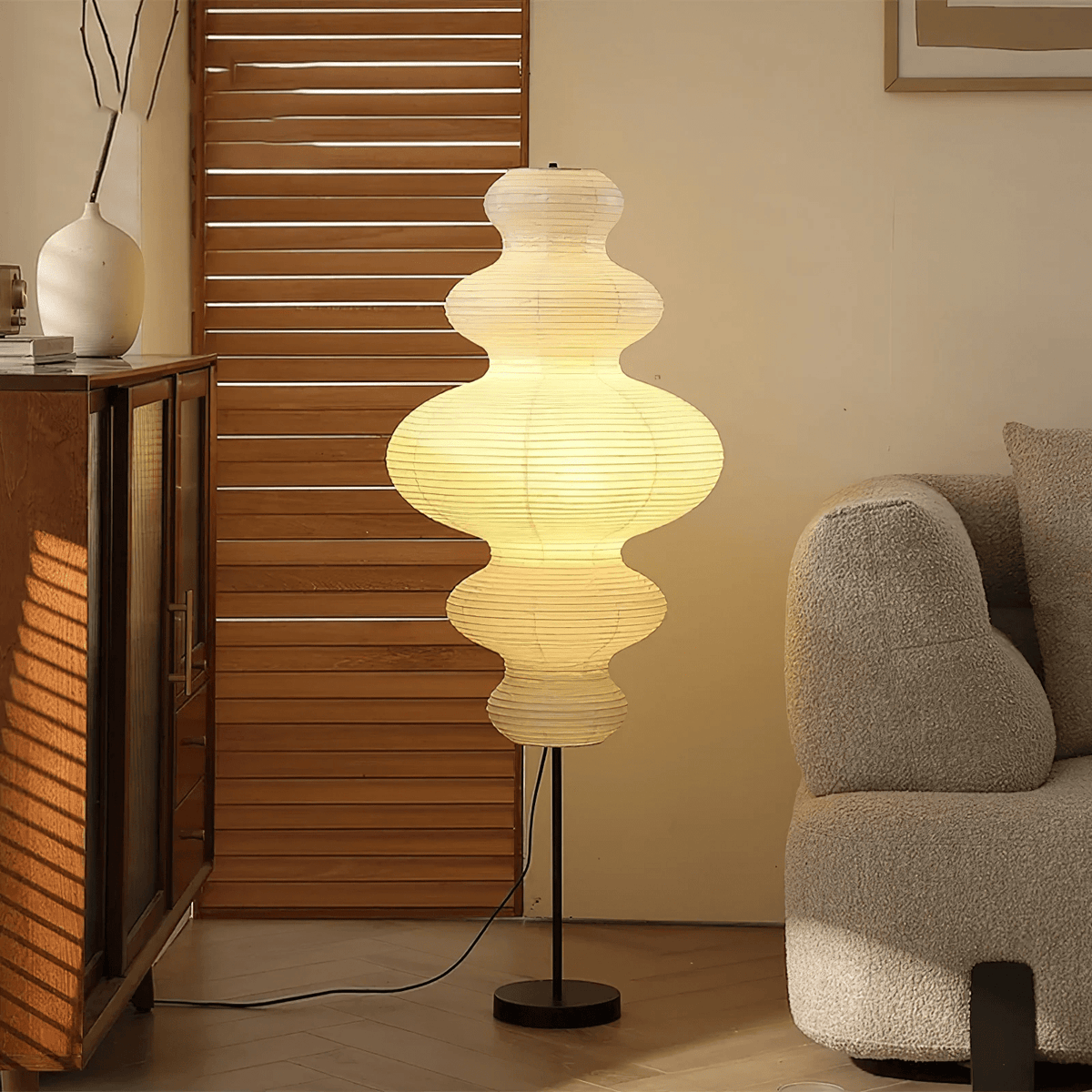 Vels Paper Scandinavische vloerlamp