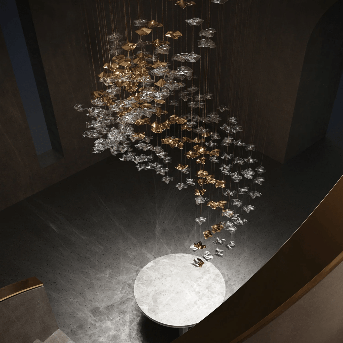 Velaise luxe Tidal Art glas hanglamp