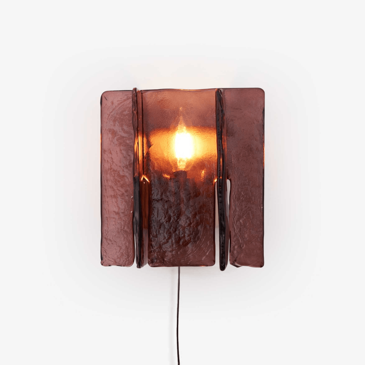 Celuaine Wandlamp Messing Glas helder
