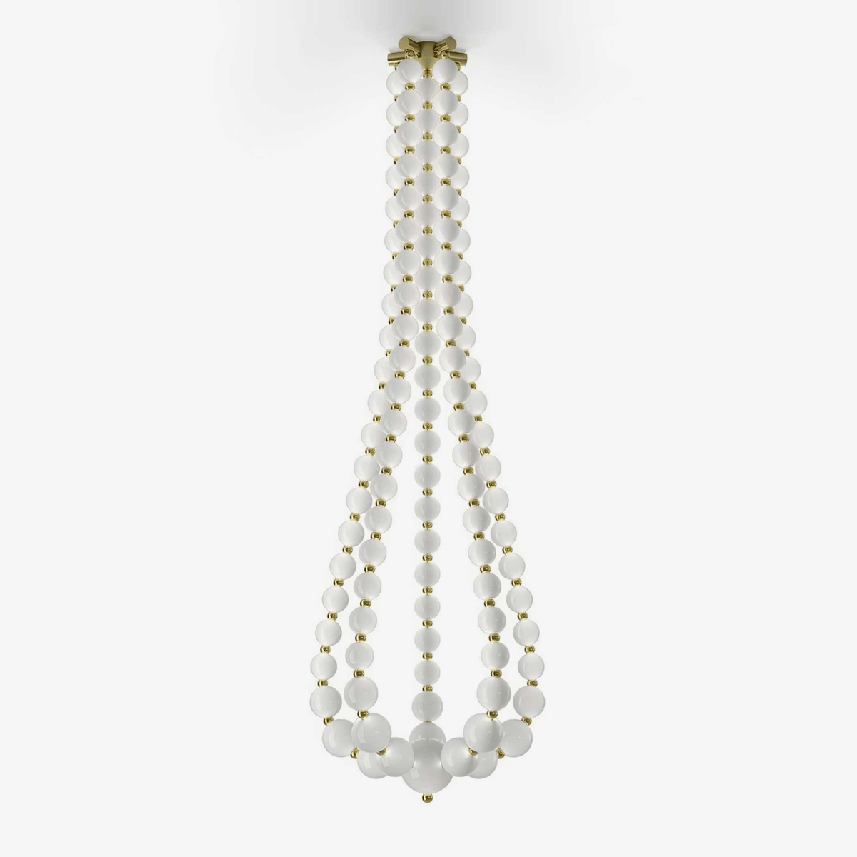 PearlCascade kroonluchter van glasparels