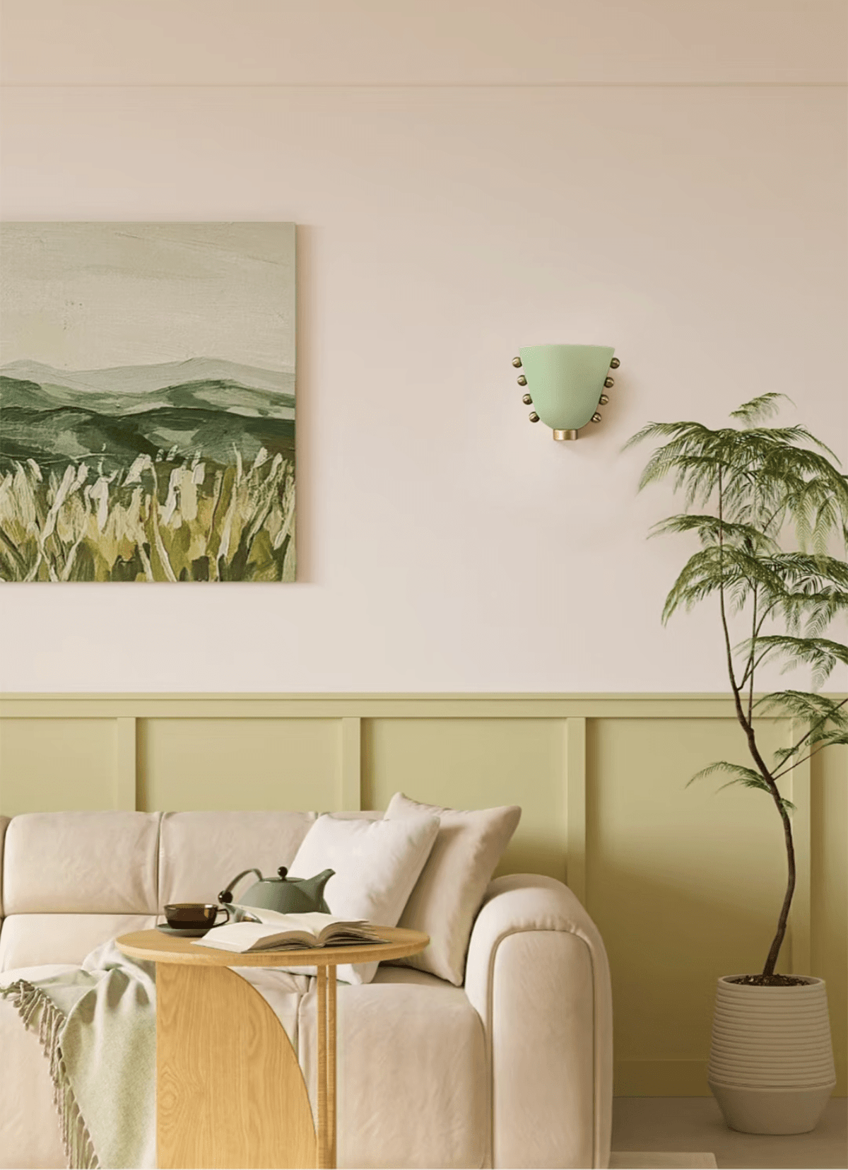 Dominic Minimalistische wandlamp van glas