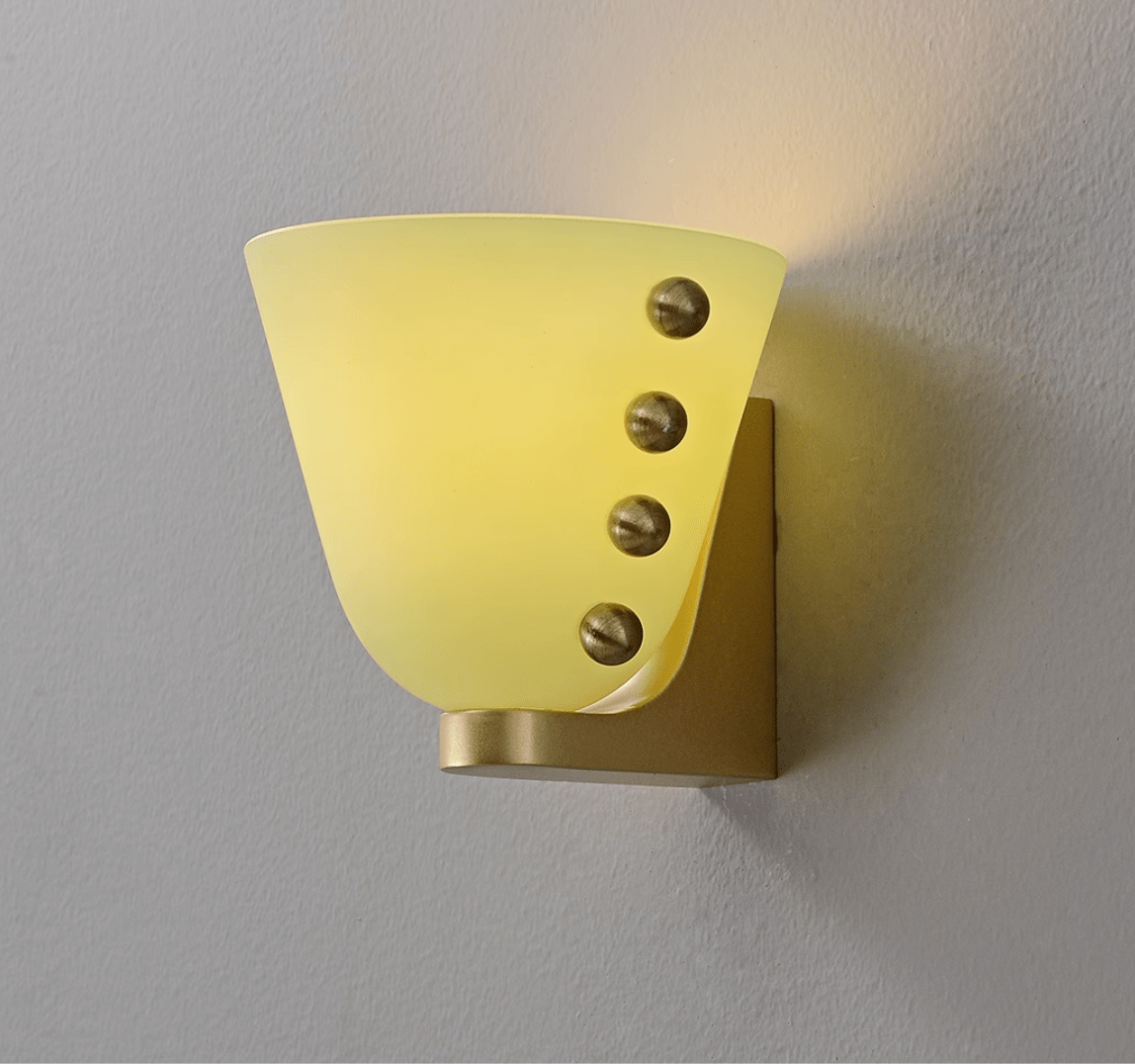 Dominic Minimalistische wandlamp van glas