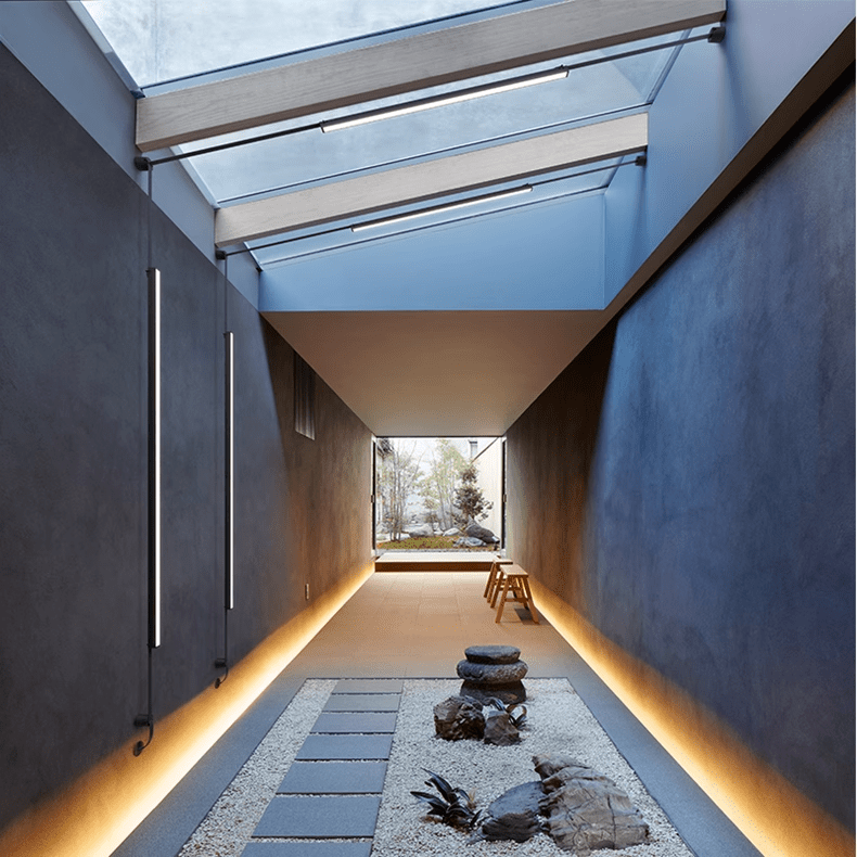 Gideon Minimalistische hanglamp met lineaire vormgeving
