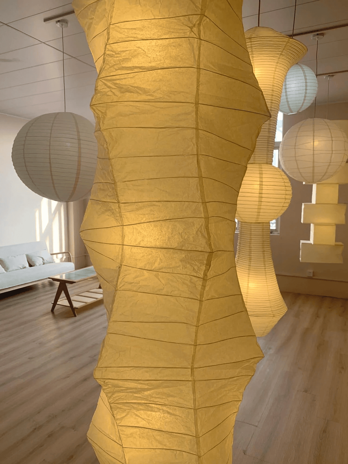 Piaeenne moderne hanglamp van papier