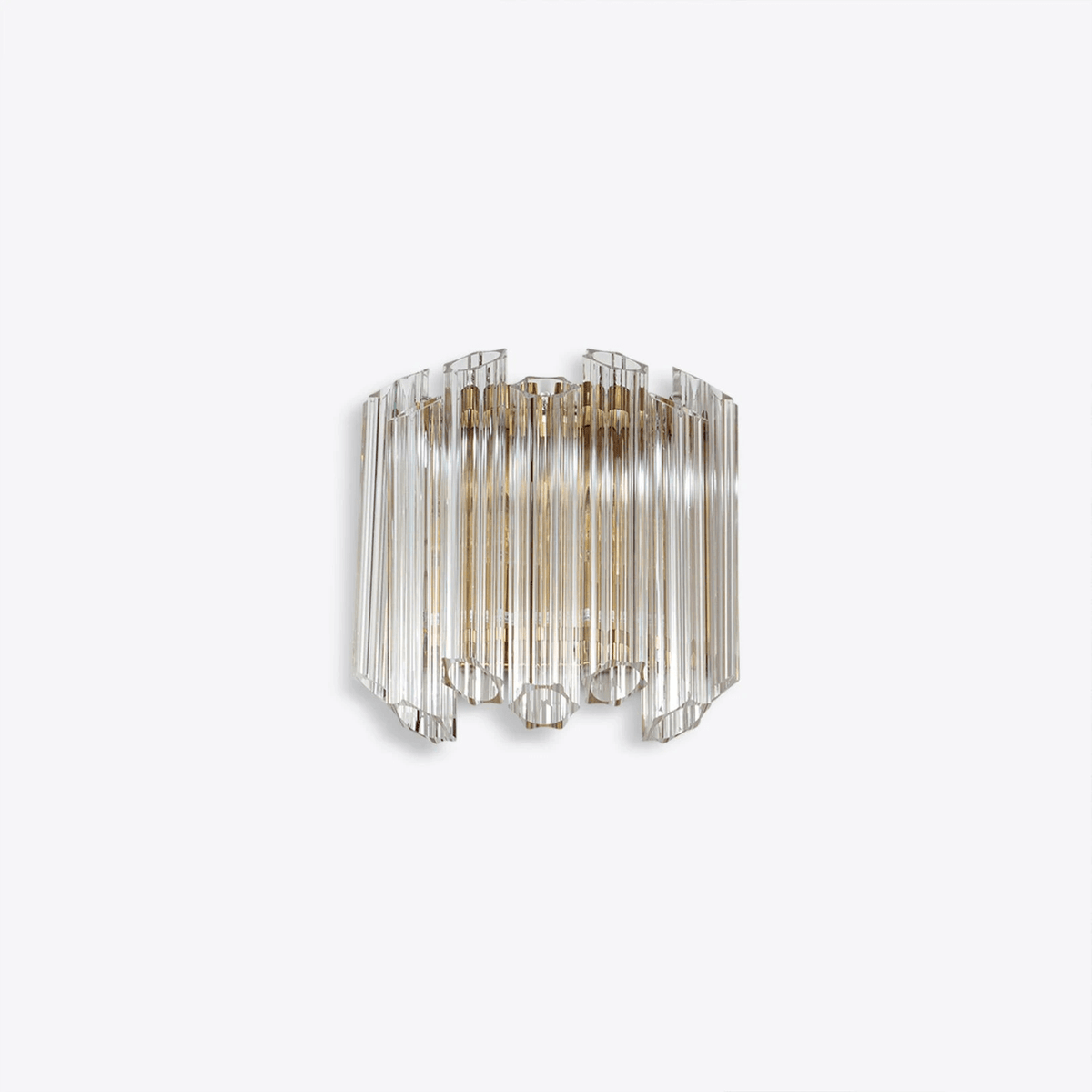 Celalaria wandlamp Helder Murano-glasbuis Cascade