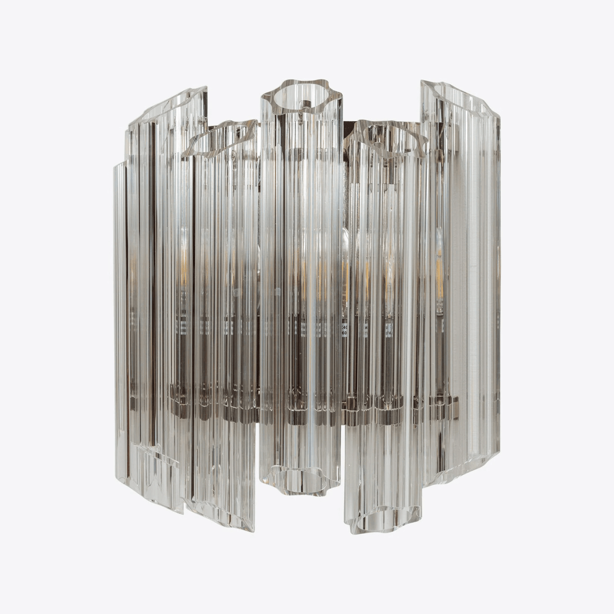 Celalaria wandlamp Helder Murano-glasbuis Cascade