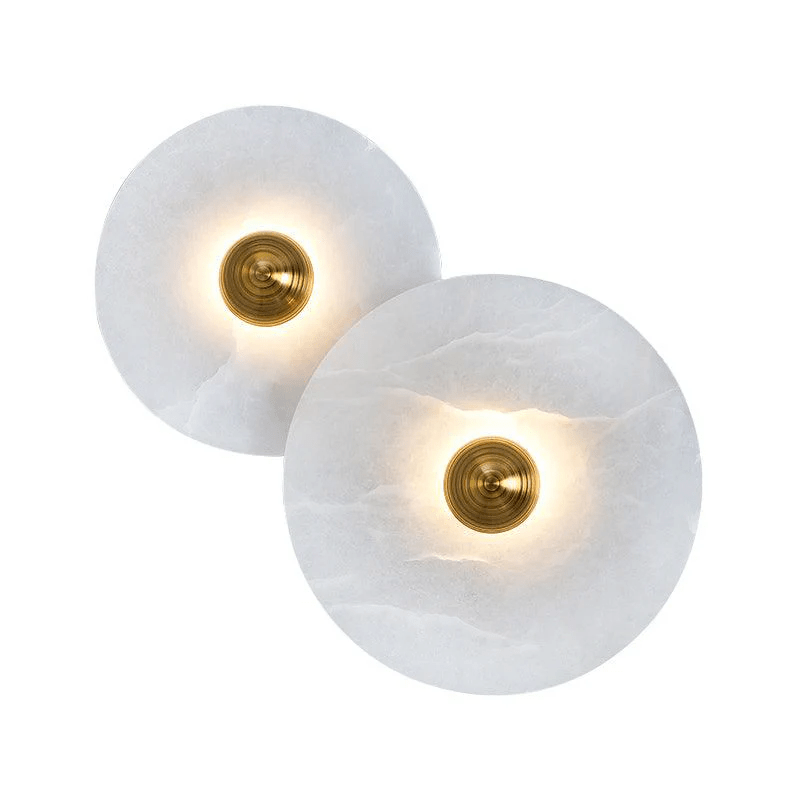 Albireria Minimalistische plafondlamp van albast