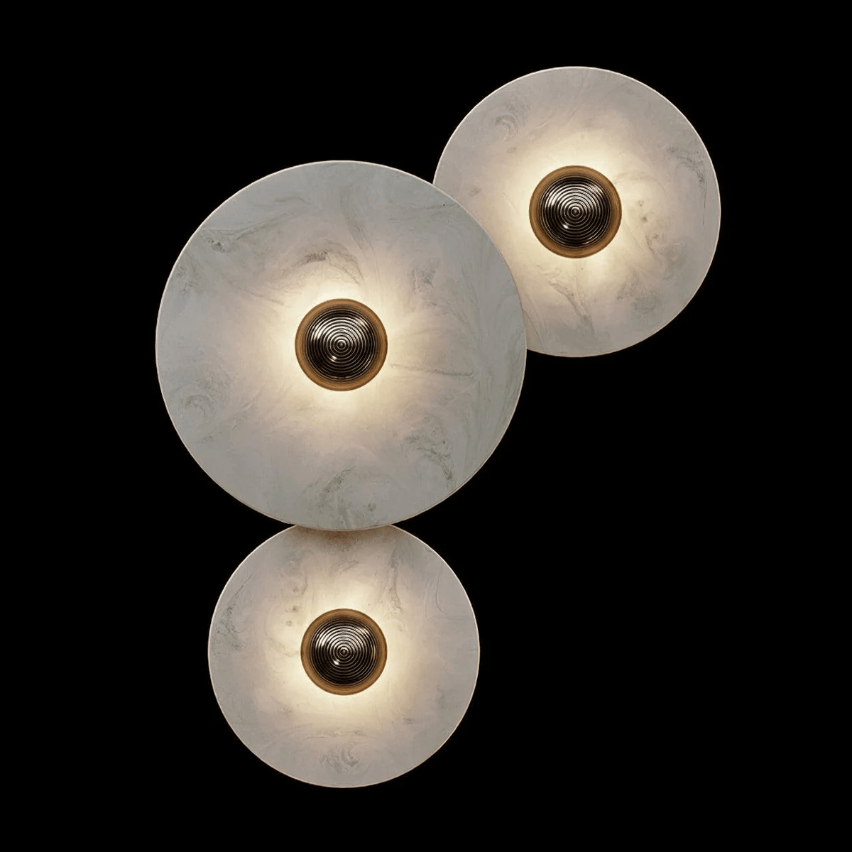 Albireria Minimalistische plafondlamp van albast