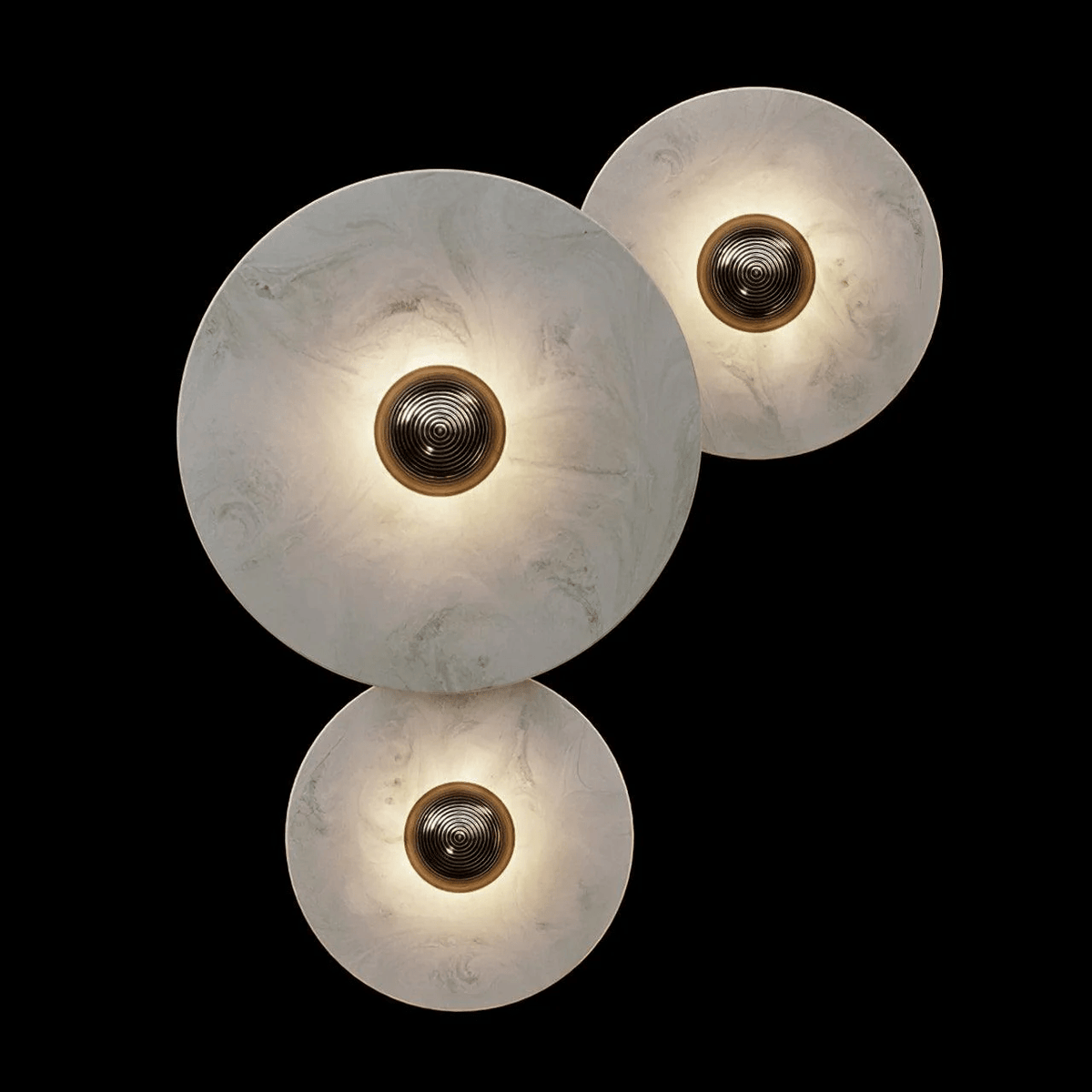 Albireria Minimalistische plafondlamp van albast
