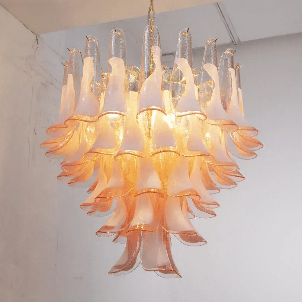 Eiroeon Kroonluchter Murano glas Gelaagd Italiaans