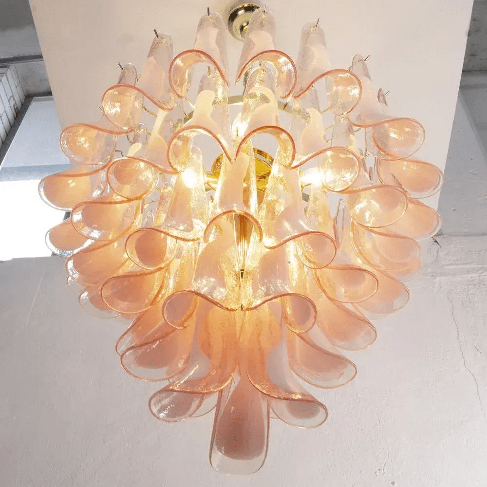Eiroeon Kroonluchter Murano glas Gelaagd Italiaans