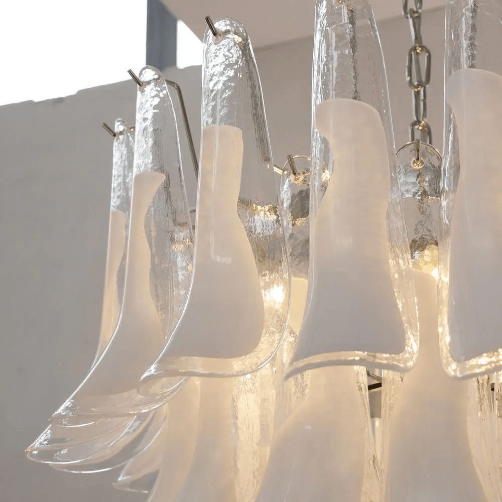 Eiroeon Kroonluchter Murano glas Gelaagd Italiaans