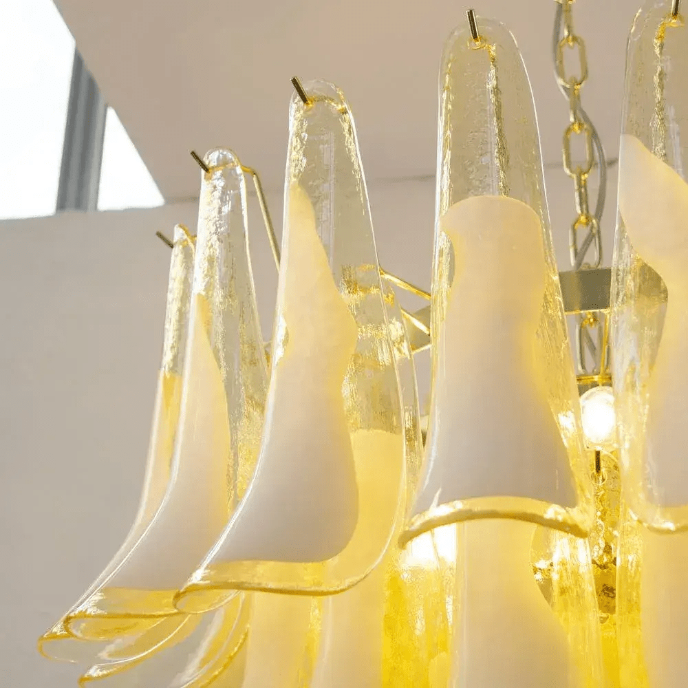 Eiroeon Kroonluchter Murano glas Gelaagd Italiaans