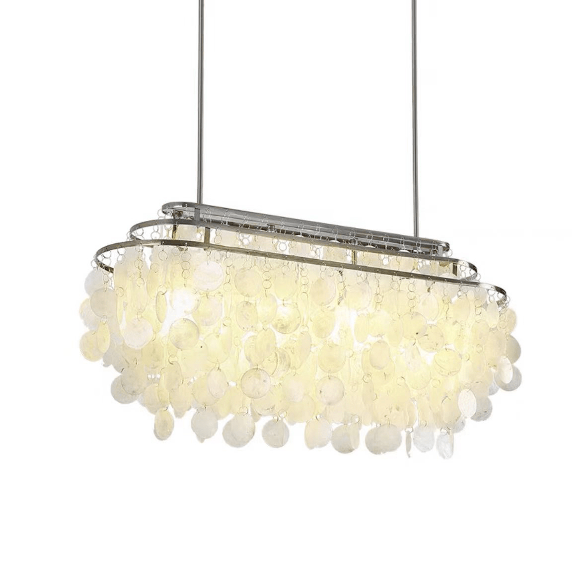 Rivena hanglamp Ronde Schelp Ring