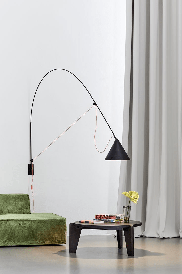Noraette wandlamp Arc Conus Minimalistisch