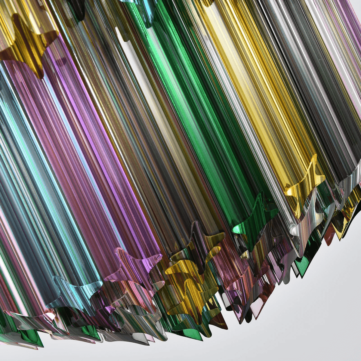 Celorelle Kroonluchter Murano glas Meerkleurig Prisma