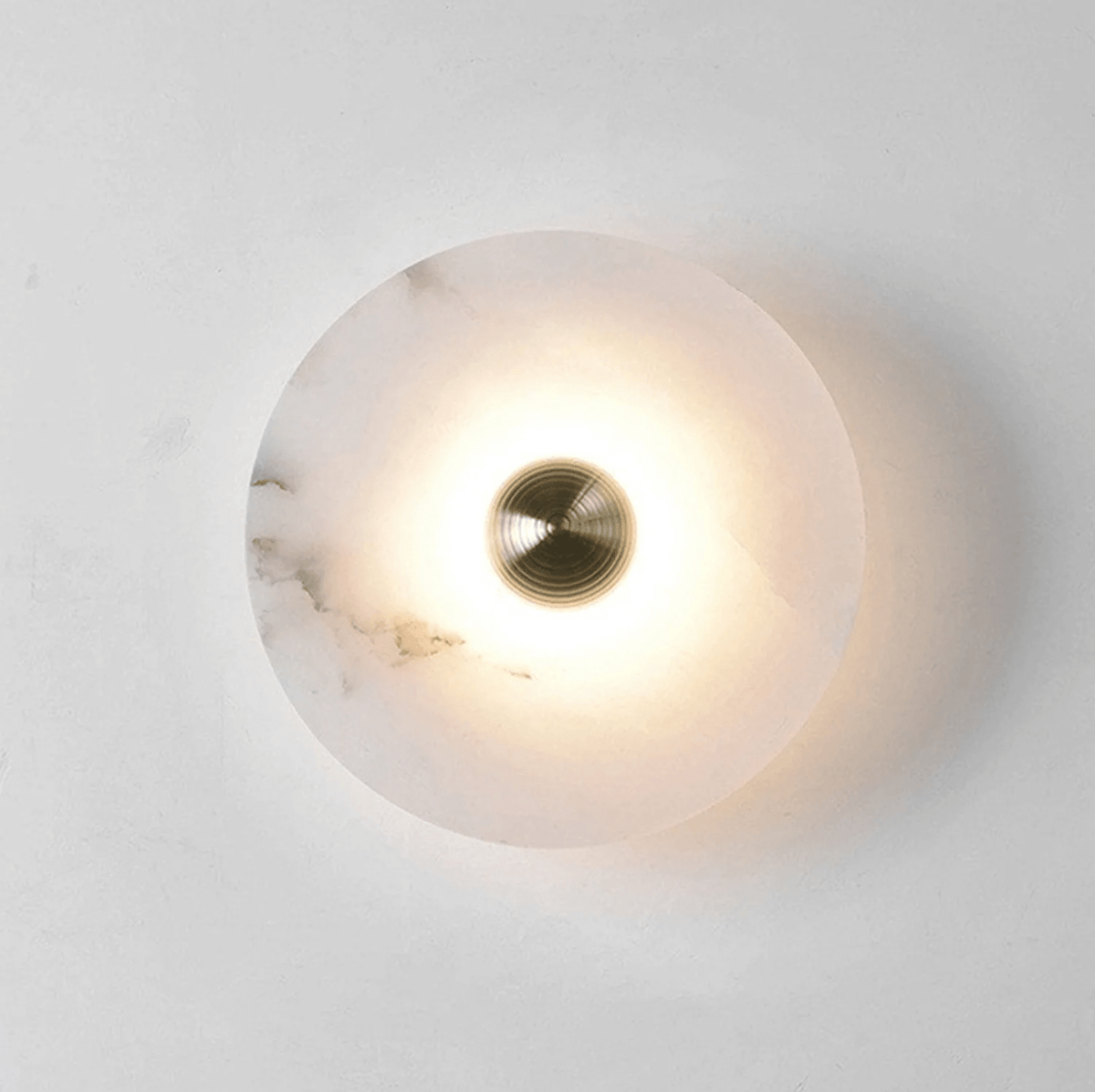 Albireria Minimalistische plafondlamp van albast